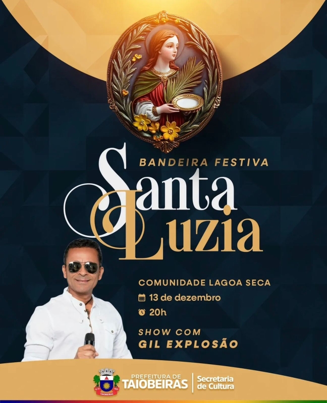 BANDEIRA FESTIVA DE SANTA LUZIA