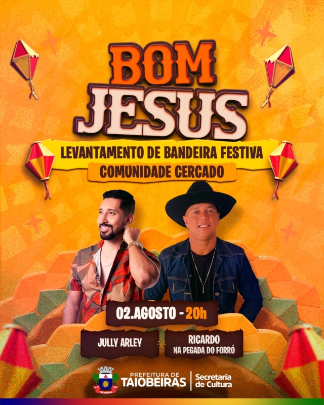 Levantamento de Bandeira Festiva em honra ao Bom Jesus