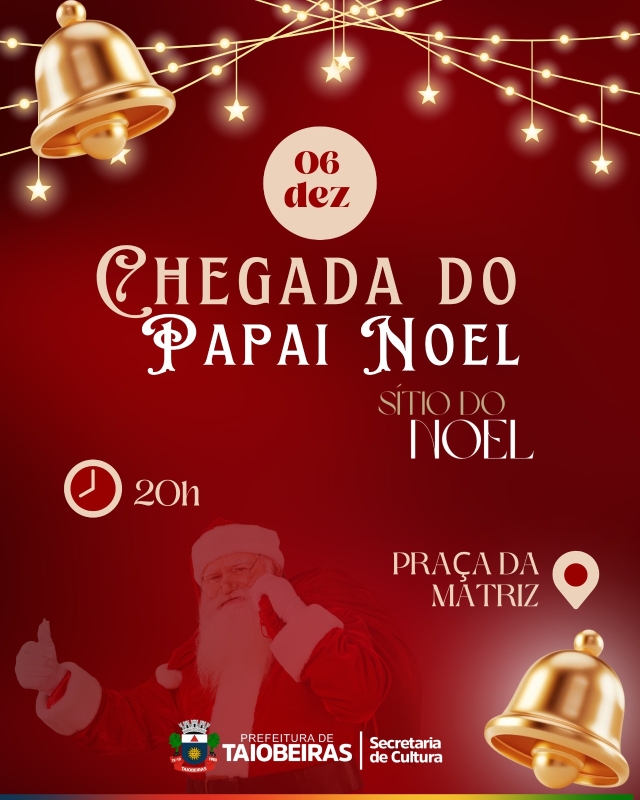 Chegada do Papai Noel - Sítio do Noel