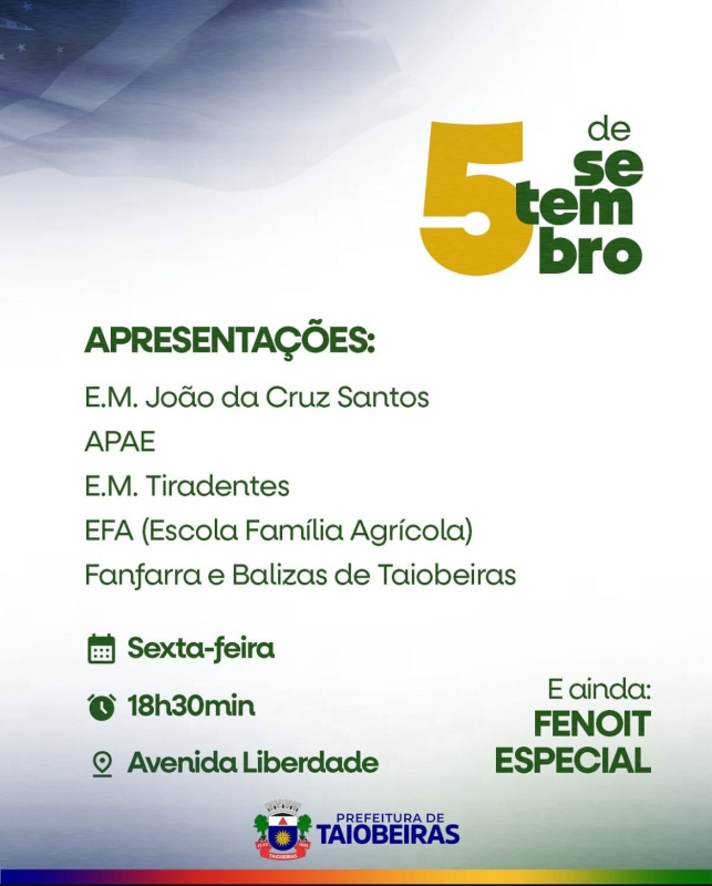 Semana Cívica de Taiobeiras - 5° Dia de Apresentação.