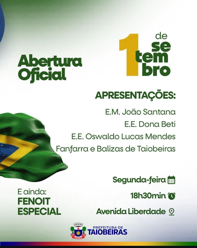 Semana Cívica de Taiobeiras - 1° Dia de Apresentação.
