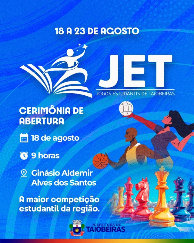 Vem aí o JET – Jogos Estudantis de Taiobeiras